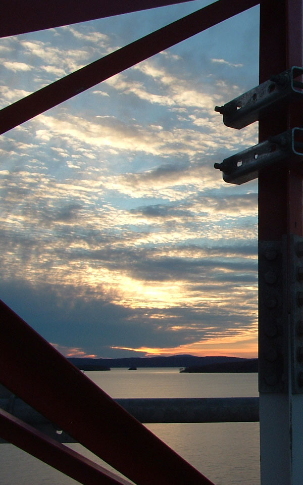 Telecommunications Tower with a beautiful sunset